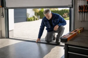 seuil de porte de garage anti-inondation