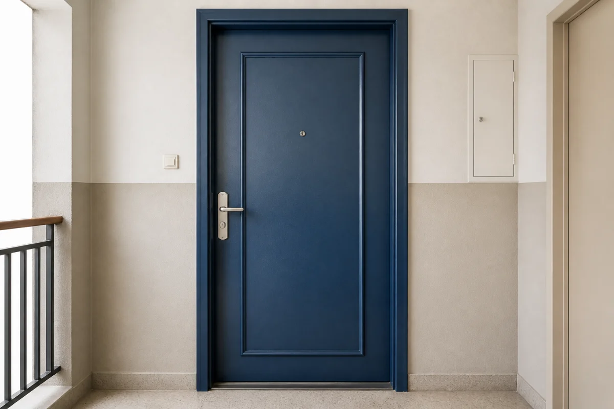 porte d'entrée appartement partie commune