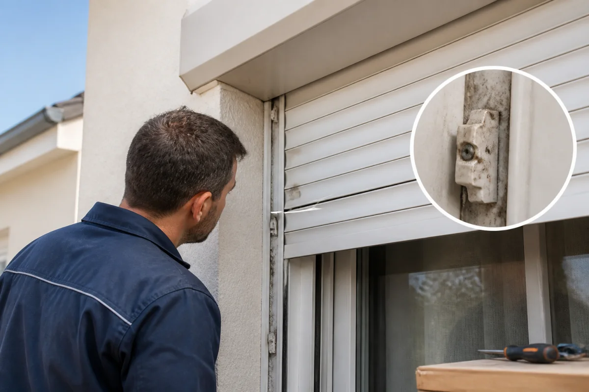 réparer un volet roulant manuel