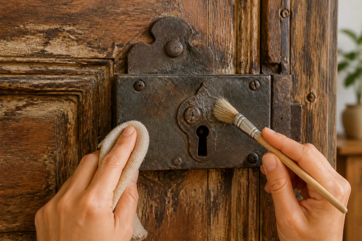 Comment nettoyer une serrure ancienne sans l’abîmer