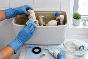 Fuite de chasse d’eau et calcaire comment réagir efficacement