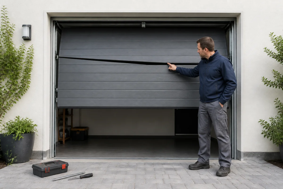 Porte de garage bloquée que faire